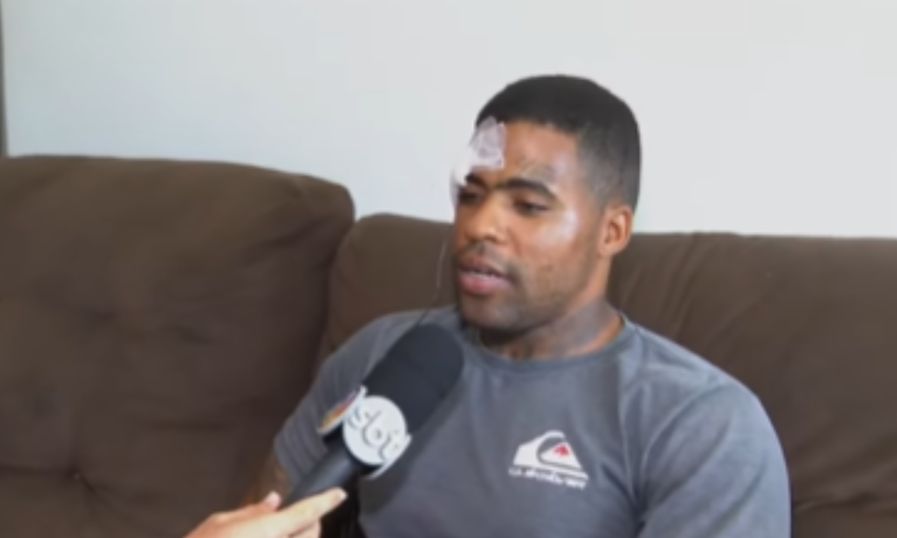 Tatuador é alvo de tentativa de homicídio.Foto: TV Aratu