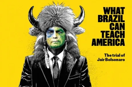 Julgamento de Bolsonaro é capa da revista britânica 'The Economist'