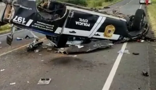 Policiais civis morrem em acidente na BA-233, na região da Chapada Diamantina; agentes transportavam presos em viatura
