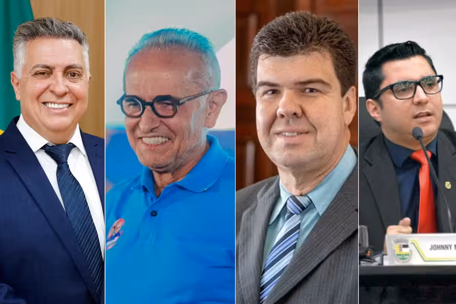 Álvaro Damião Vieira da Paz, prefeito de Belo Horizonte (MG); Cícero de Lucena Filho, prefeito de João Pessoa (PB); Welberth Porto de Rezende, prefeito de Macaé (RJ); Johnny Maycon, prefeito de Nova Friburgo (RJ). Foto: Divulgação
