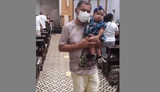 A história do homem que doou parte do fígado e perdeu 14 quilos para ajudar a filha bebê na Bahia