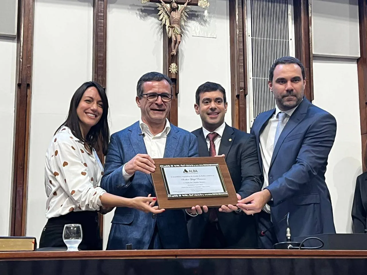 Assembleia Legislativa concede título de cidadão baiano ao empresário Luigi Rotunno