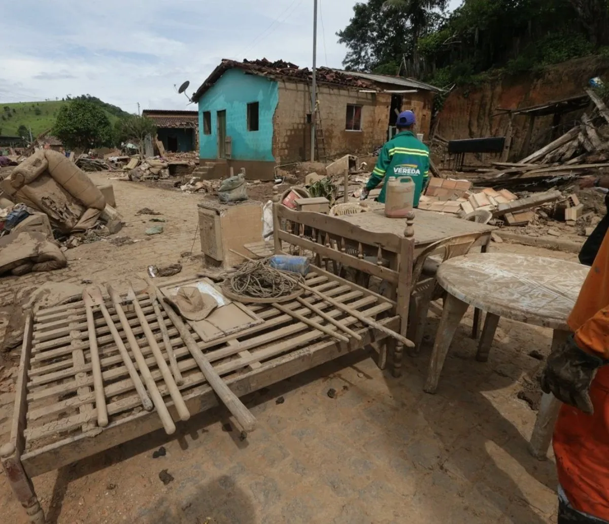 Chuvas na Bahia deixam 6 pessoas mortas e 380 desabrigadas