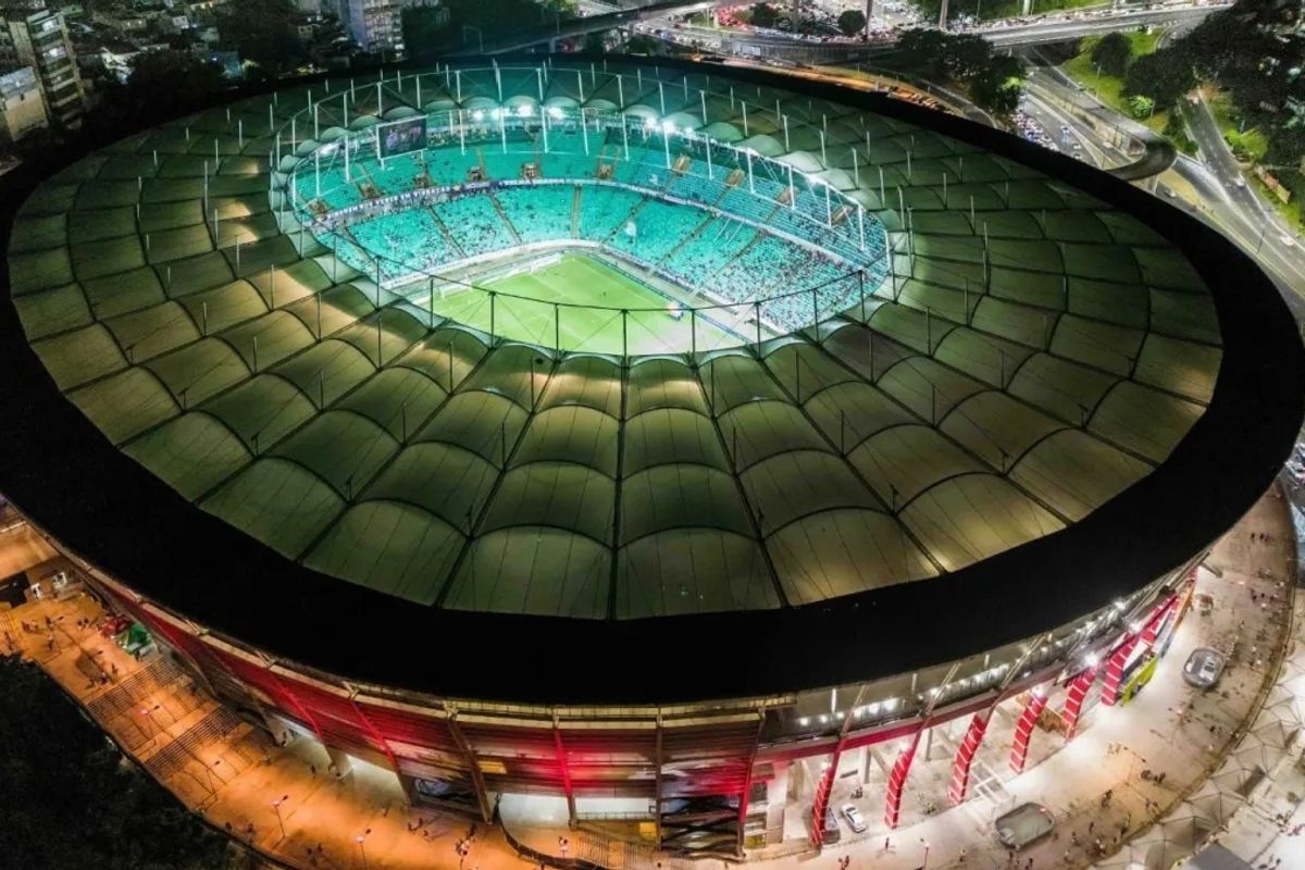 Bahia e Gr&ecirc;mio se enfrentam na Arena Fonte Nova. Foto: Reprodu&ccedil;&atilde;o