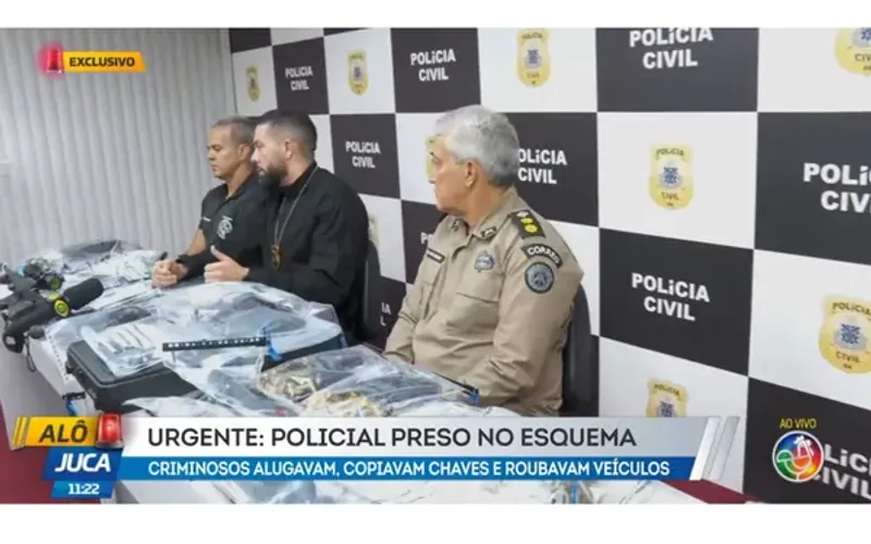 A Opera&ccedil;&atilde;o Chave Mestra mobilizou cerca de 150 policiais e teve como foco desarticular um grupo suspeito de aplicar golpes utilizando ve&iacute;culos alugados de locadoras/Foto: Al&ocirc; Juca&nbsp;