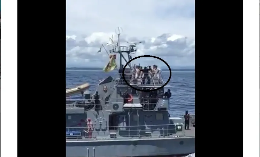 Vídeo: Militares da Marinha dançam hit ‘O nome dela é Jenifer’ em navio e criam polêmica