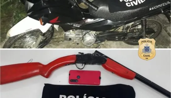 "Terror" dos motociclistas do Recôncavo é preso com veículo roubado e maconha 
