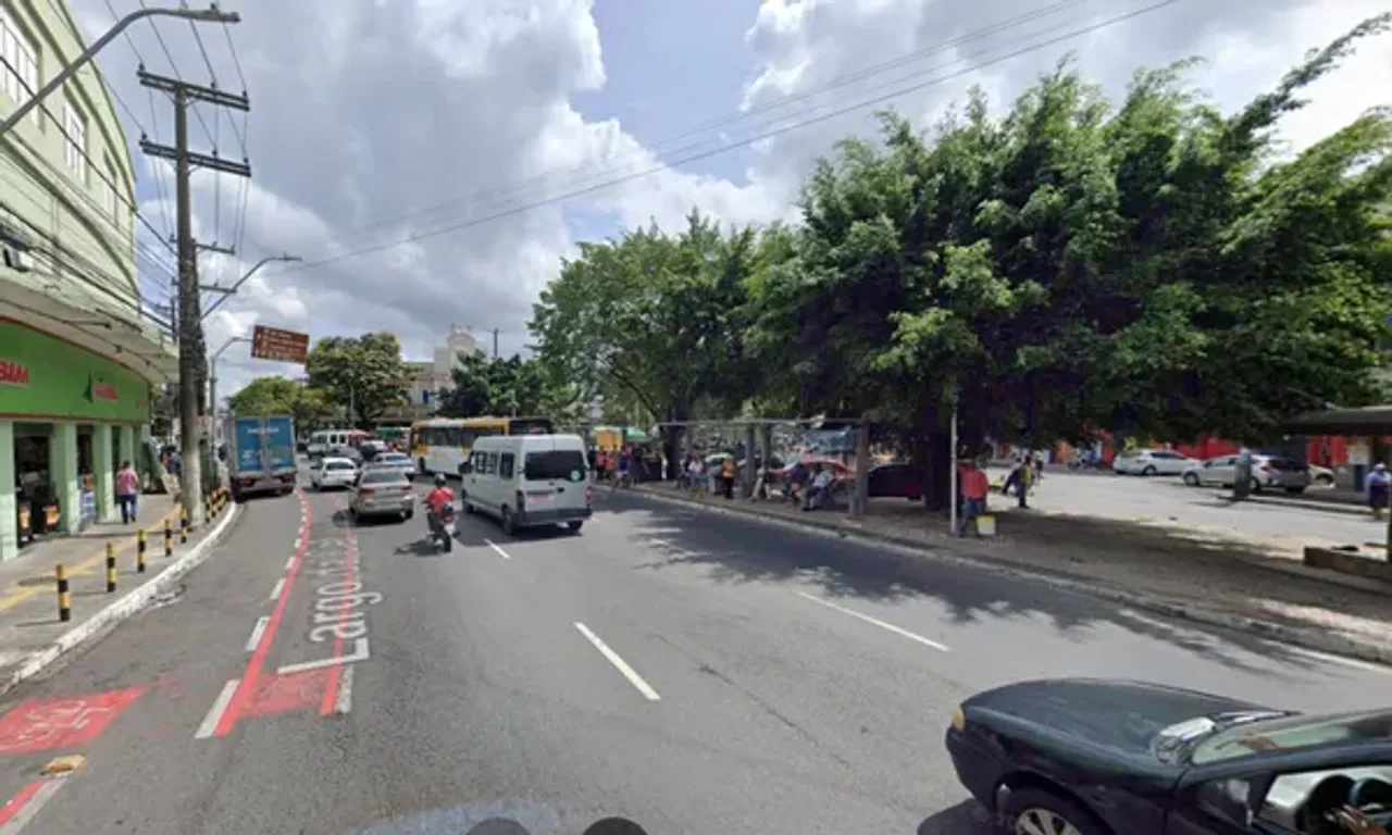 Vigilante &eacute; morto a tiros enquanto esperava transporte de empresa na Cal&ccedil;ada.Foto: Google Street View