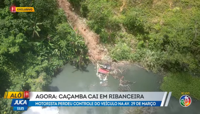 Caçamba Cai Em Ribanceira Na Avenida 29 De Março, Em Salvador (3)