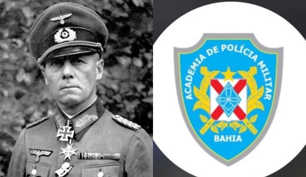 Academia Da Pm Na Bahia Publica Frase De Soldado Nazista